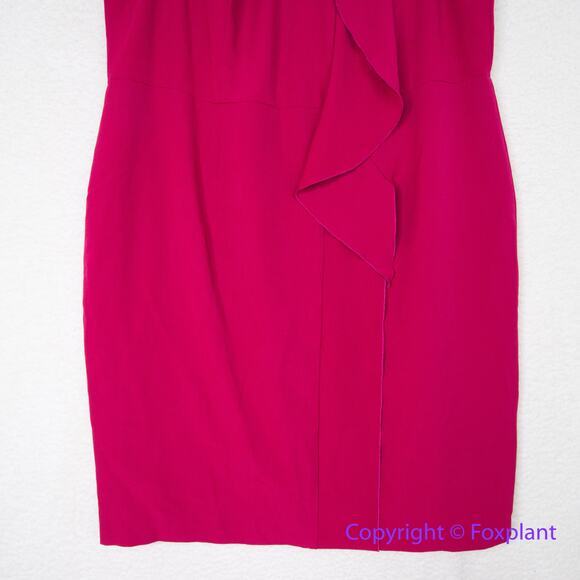 New! Adrianna Papell pink Stretch Crepe V-Neck Sheath dress plus size 22W - Picture 4 of 16